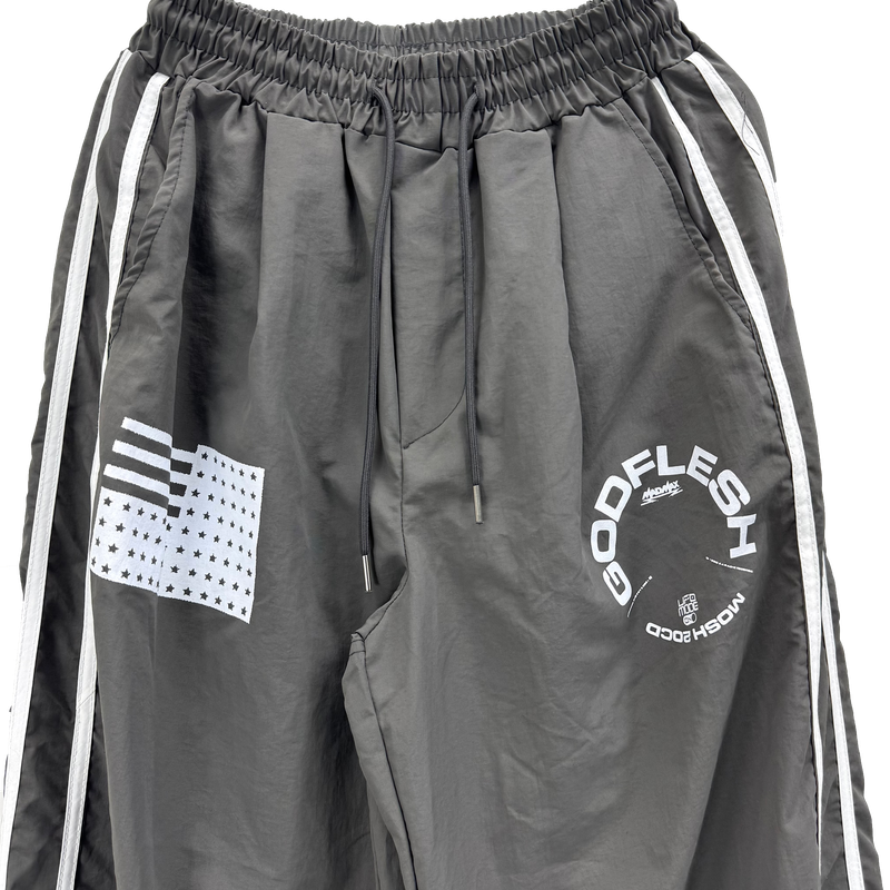 flag track nylon pants