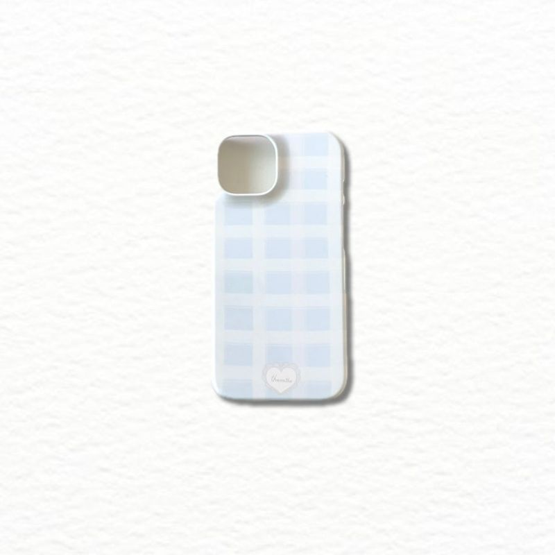 THE ON THE（ザ オン ザ）の「ヴィンテージチェック - ブルー（スマホグッズ/小物）」