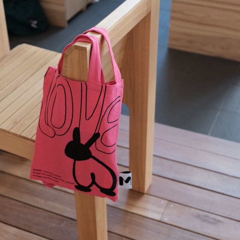 Love Rabbit Eco Bag Magenta