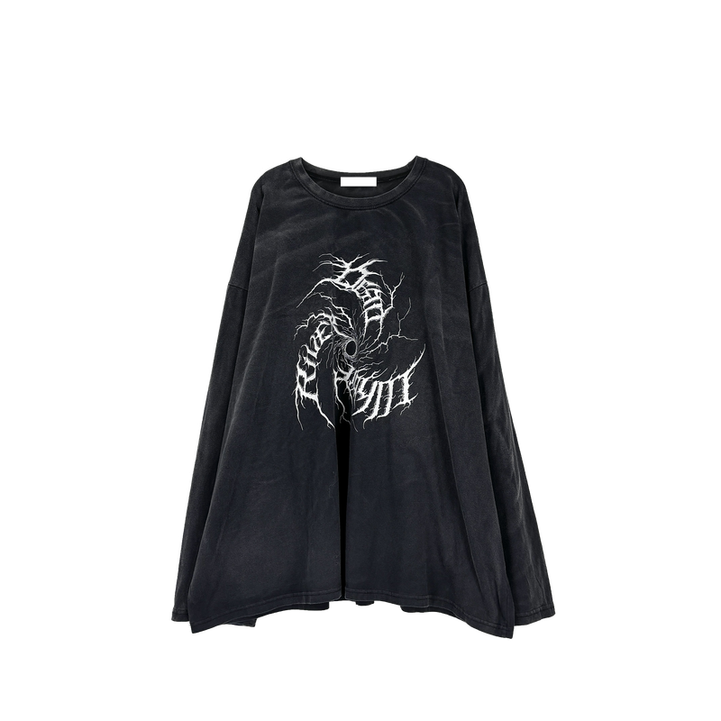 swirl washed long sleeve