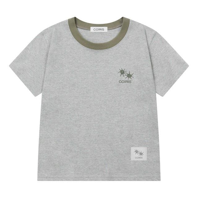 RORA SMALL LOGO HALF T (2COLOR)