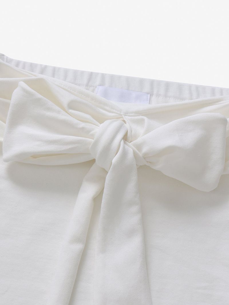 Off shoulder ribbon top (Ivory)