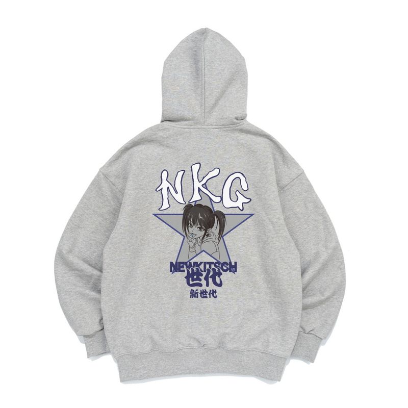 NEW GENERATION HOOD ZIP-UP-MELANGE