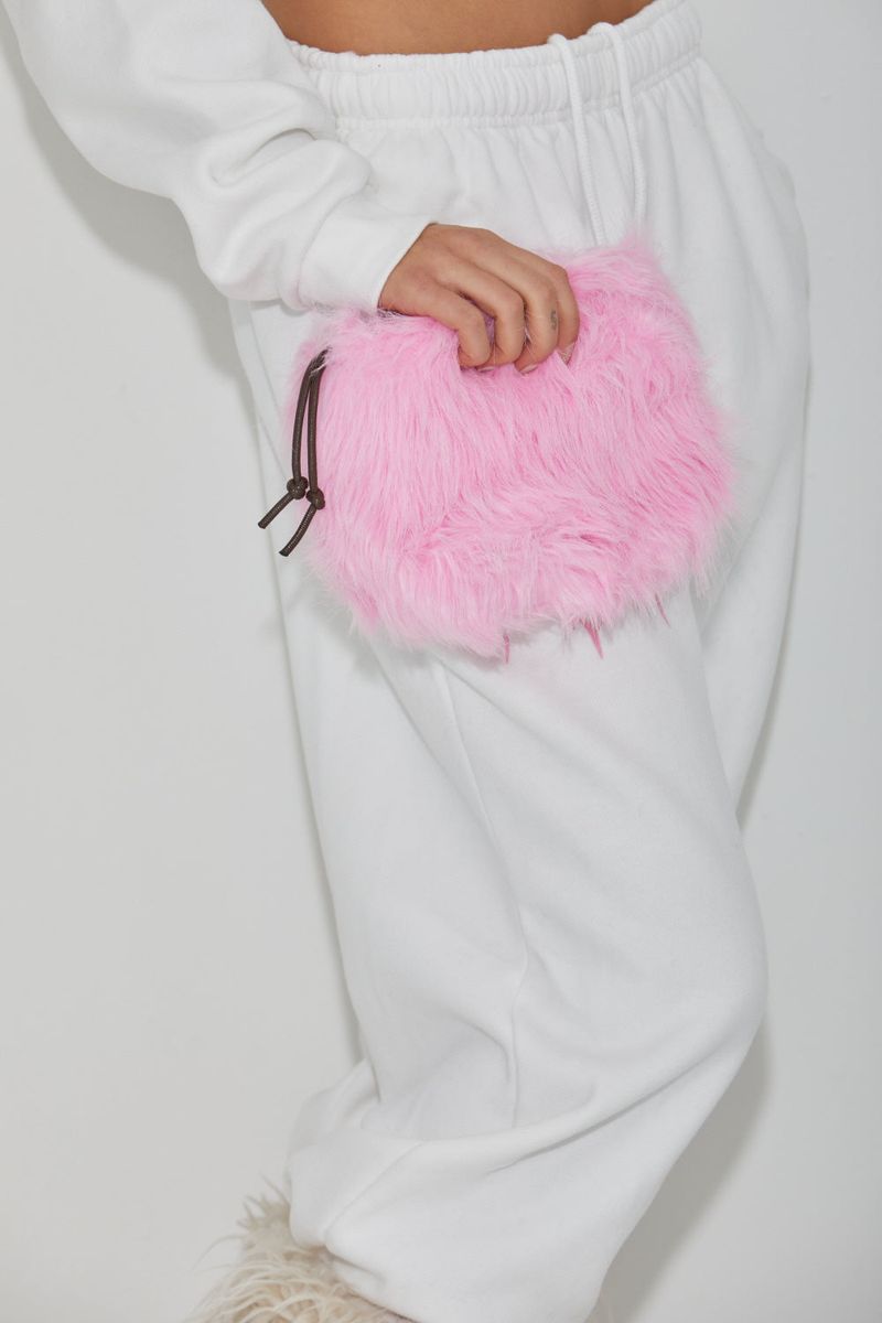 FLEECE HEART PANTS