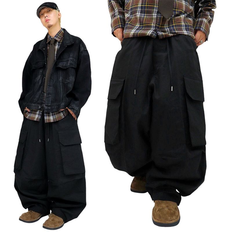Big Pocket Cotton Balloon Pants