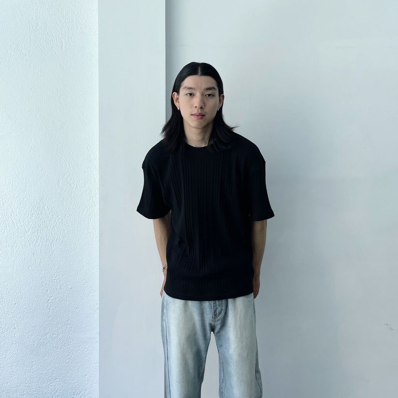 Wide Rib Crew Tee