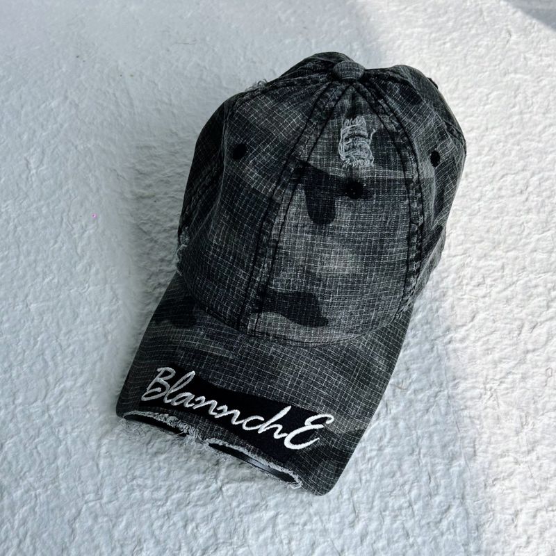Charcoal Washed Retro Dad Cap