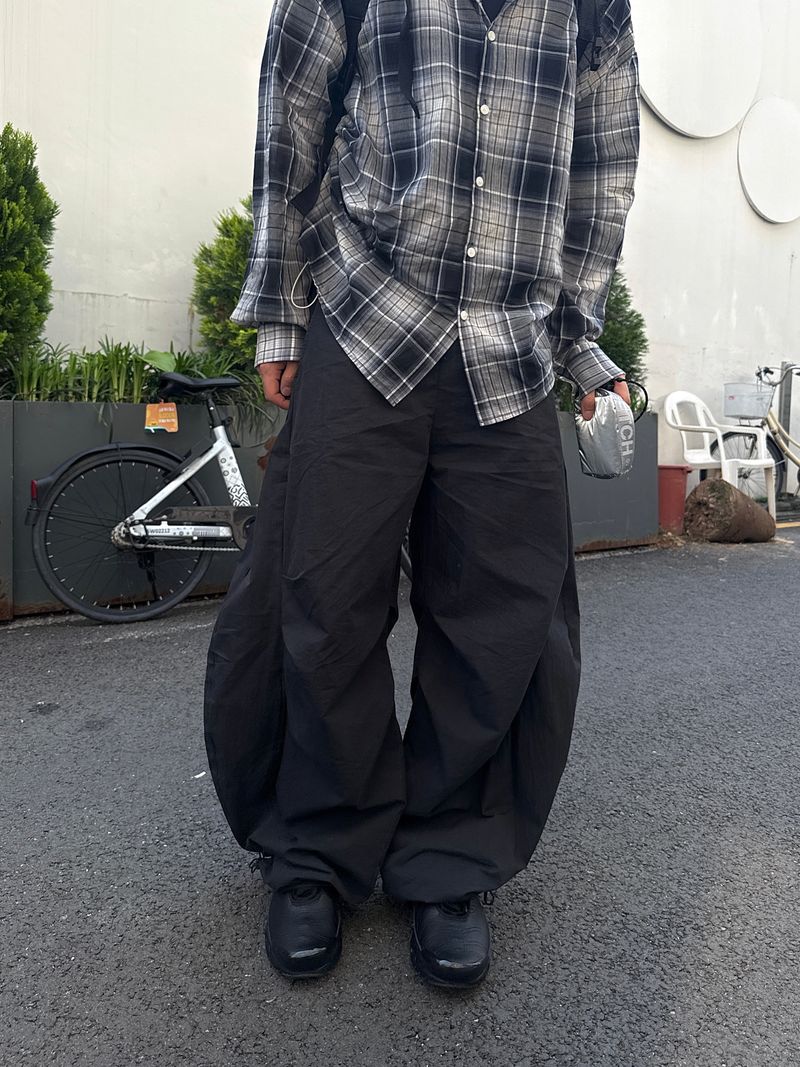 Tart Pintuck Wide Balloon Pants 3C