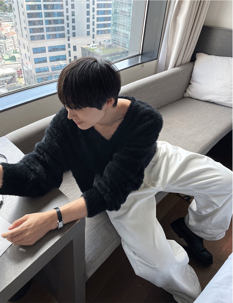 london mohair cardigan