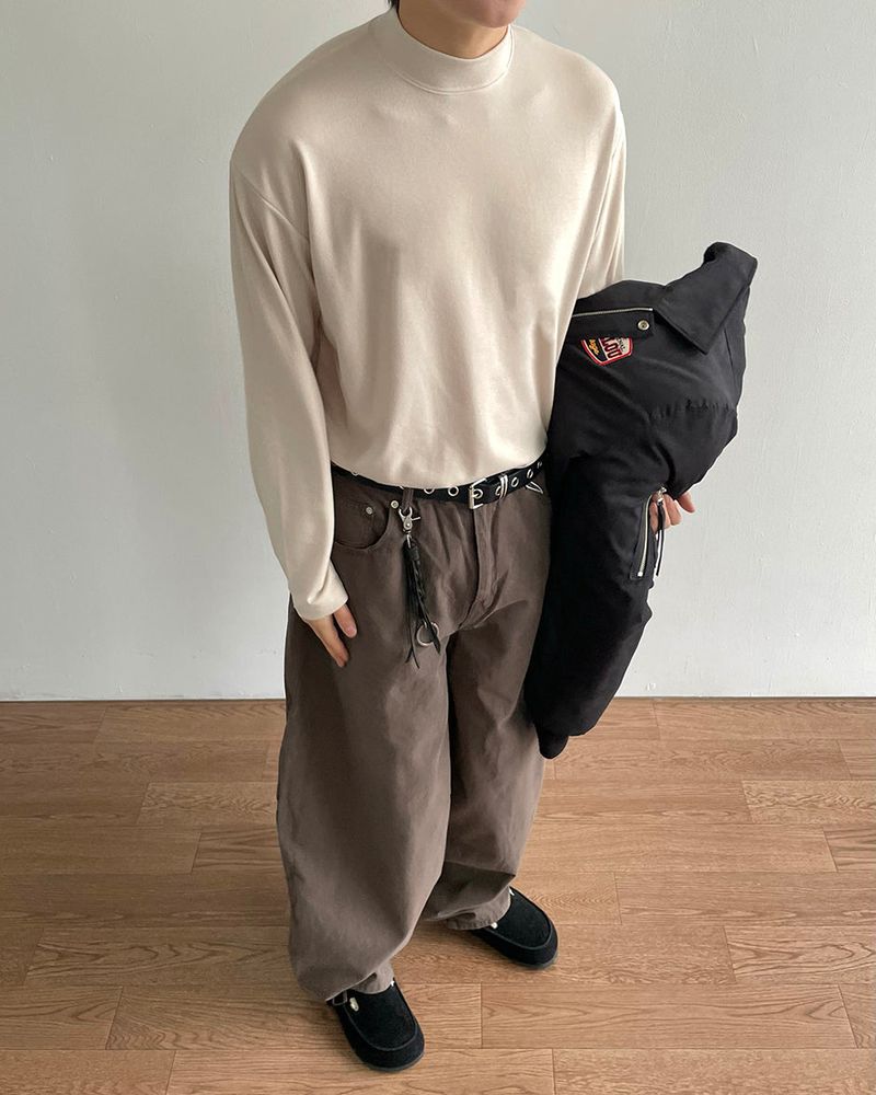 Winter mockneck knit