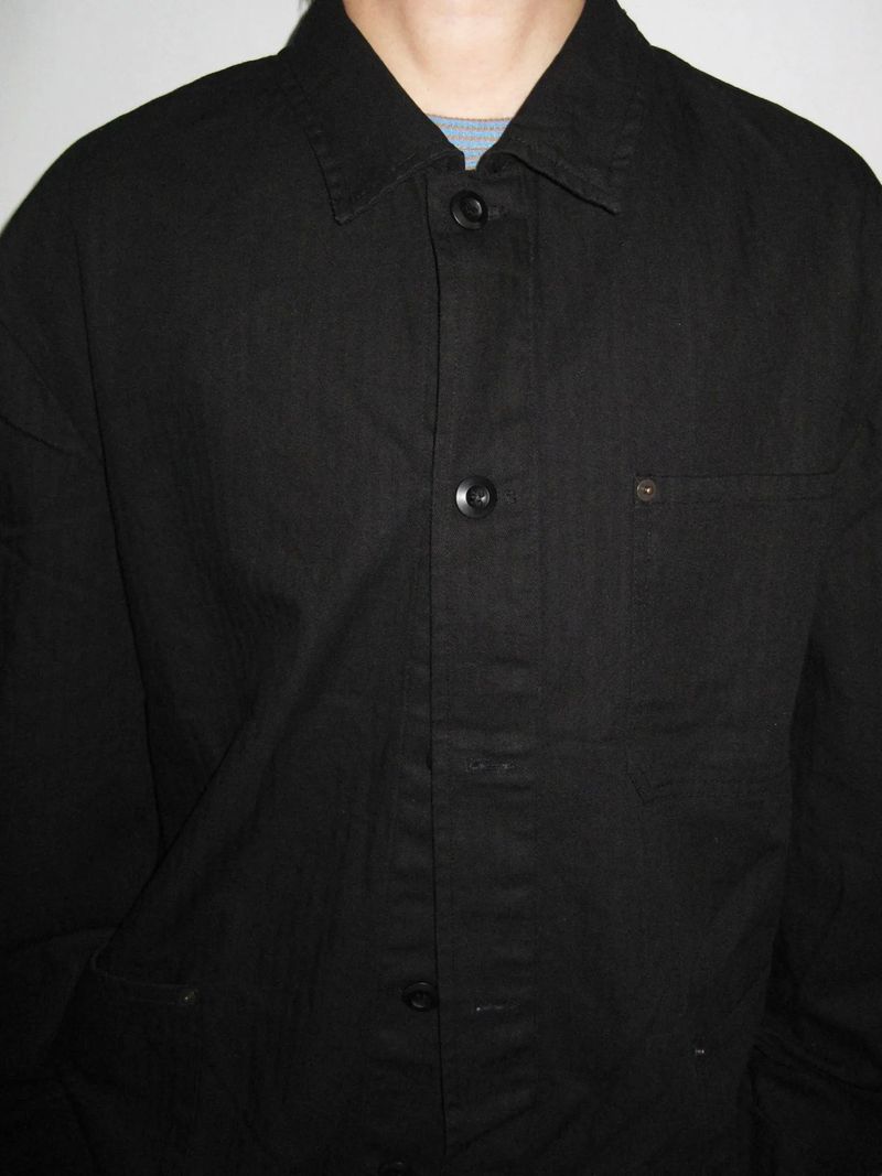 Herringbone French Work Field Jacket (2 Colors)
