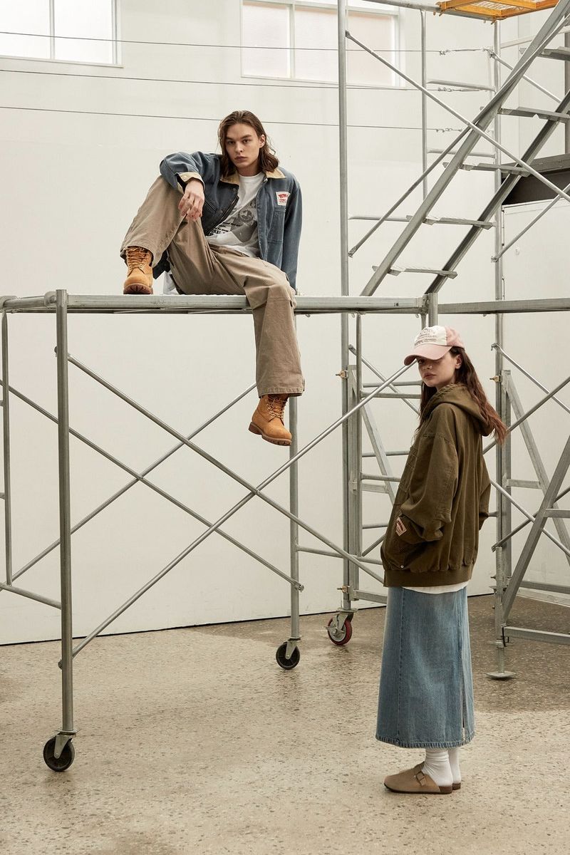 Work hood zip-up jacket