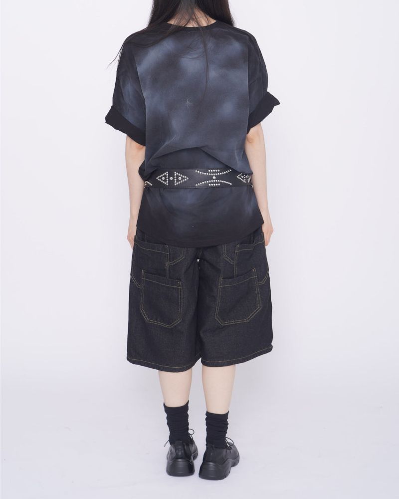 Maltz Multi-Pocket Wide Bermuda Pants