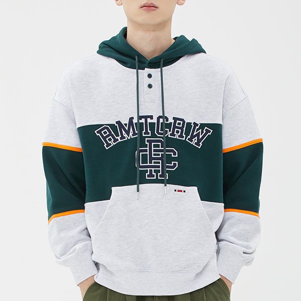 ROMANTIC CROWN(ロマンティッククラウン)の「RMTCRW CLUB BUTTON HOODIE_GREEN(Tops)」