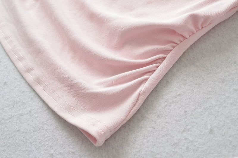 【即日発送】ウェンディーオフショルダーリボンTシャツ