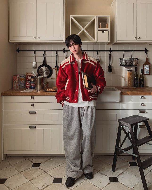 Nouz Pintuck Belted Balloon Brushed Sweatpants
