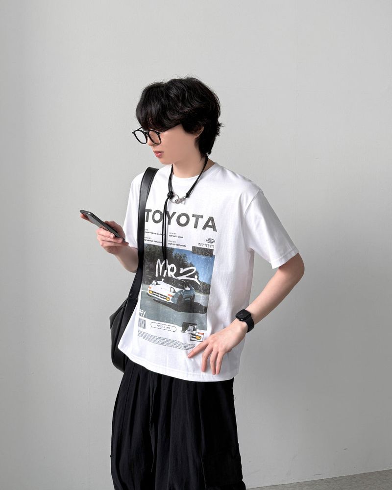 YOURNUS（ユアナス）の「Toyota Crop Half Sleeve（Tops）」