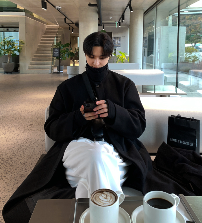 First Balmacan Overfit Robe Long Coat