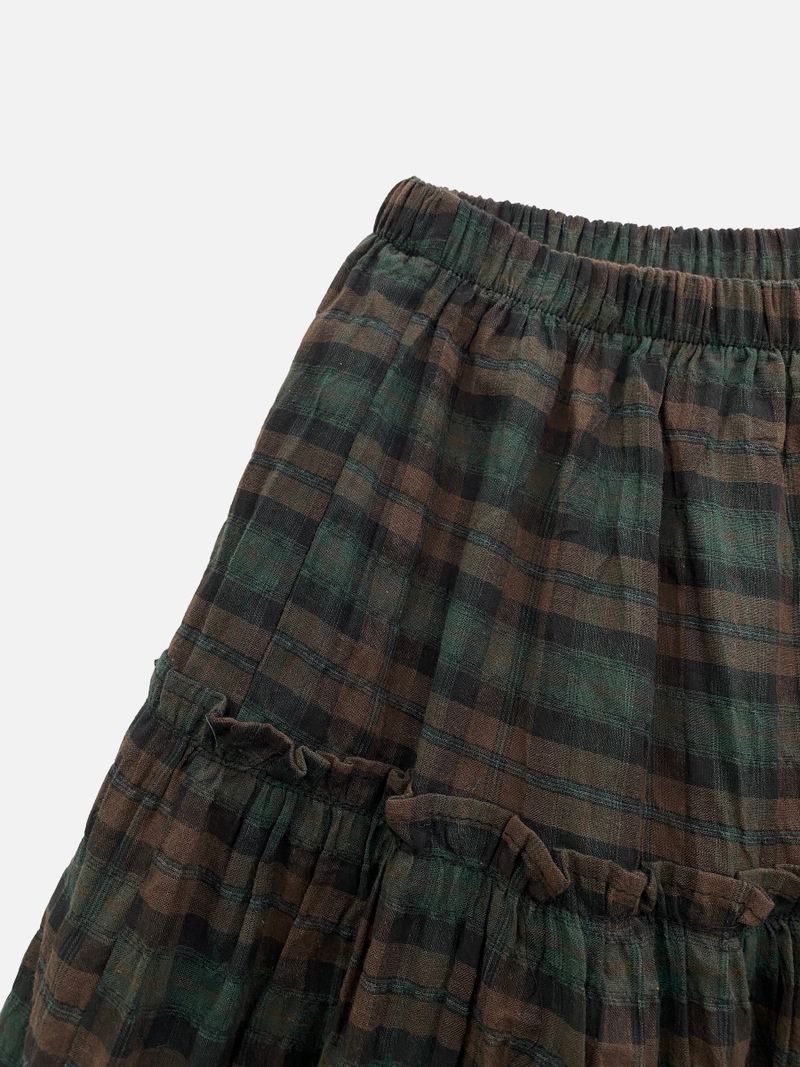 Birch Check Pattern Skirt (2c)