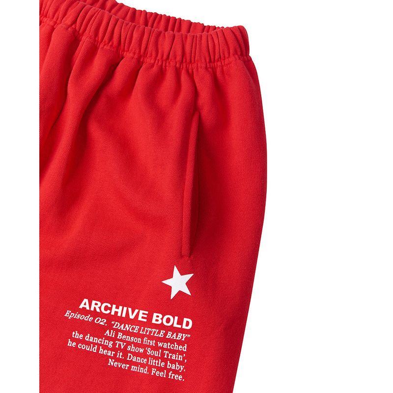 939 LOGO SWEAT PANTS (DEEP RED)