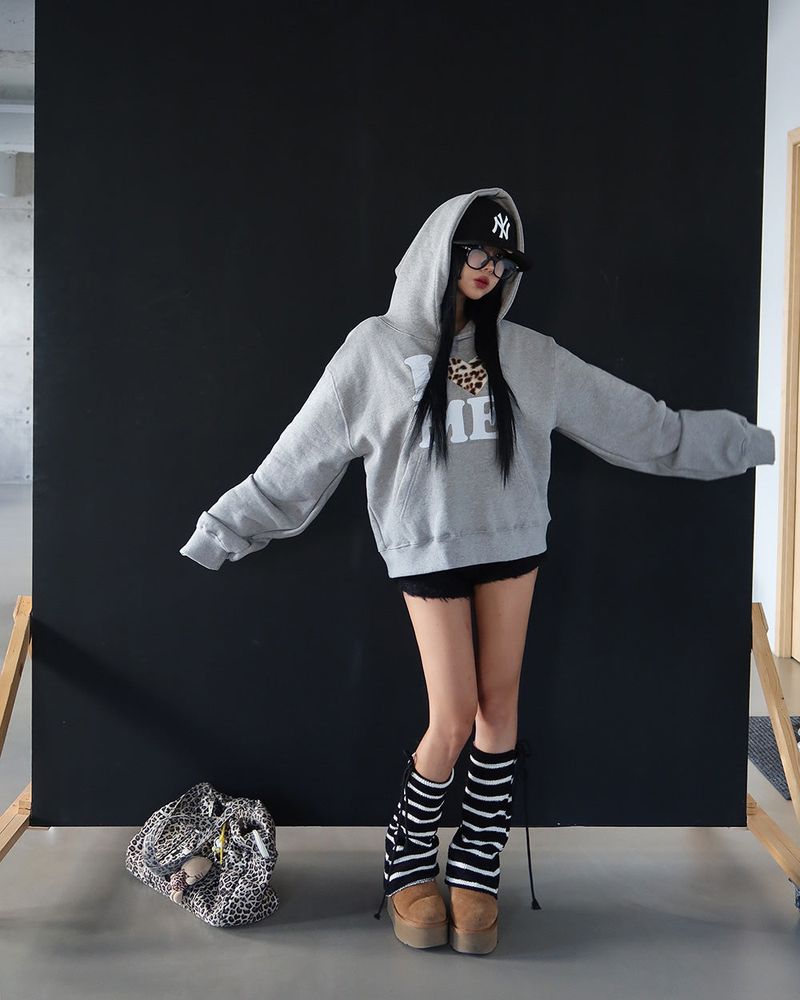 woolen fur shorts