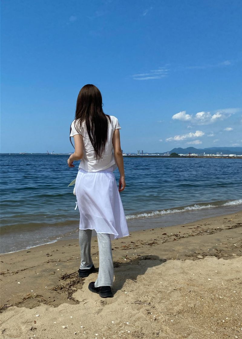VEIL WRAP SKIRT