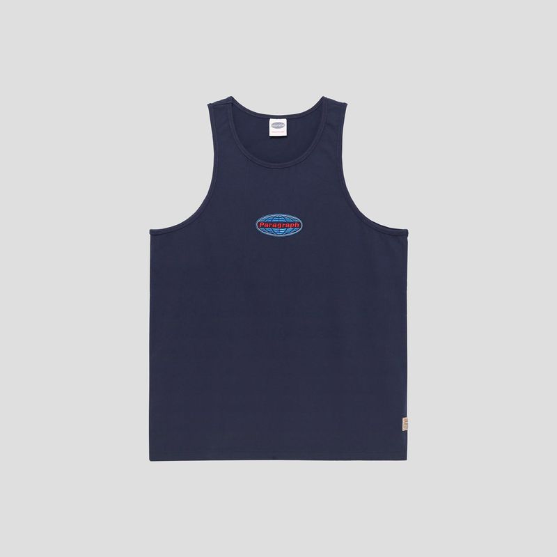 PARAGRAPH(パラグラフ)の「EMBROIDERED OVAL LOGO SLEEVELESS(Tops)」