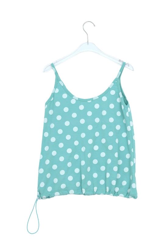 Minaru Loose Fit String Dot Sleeveless