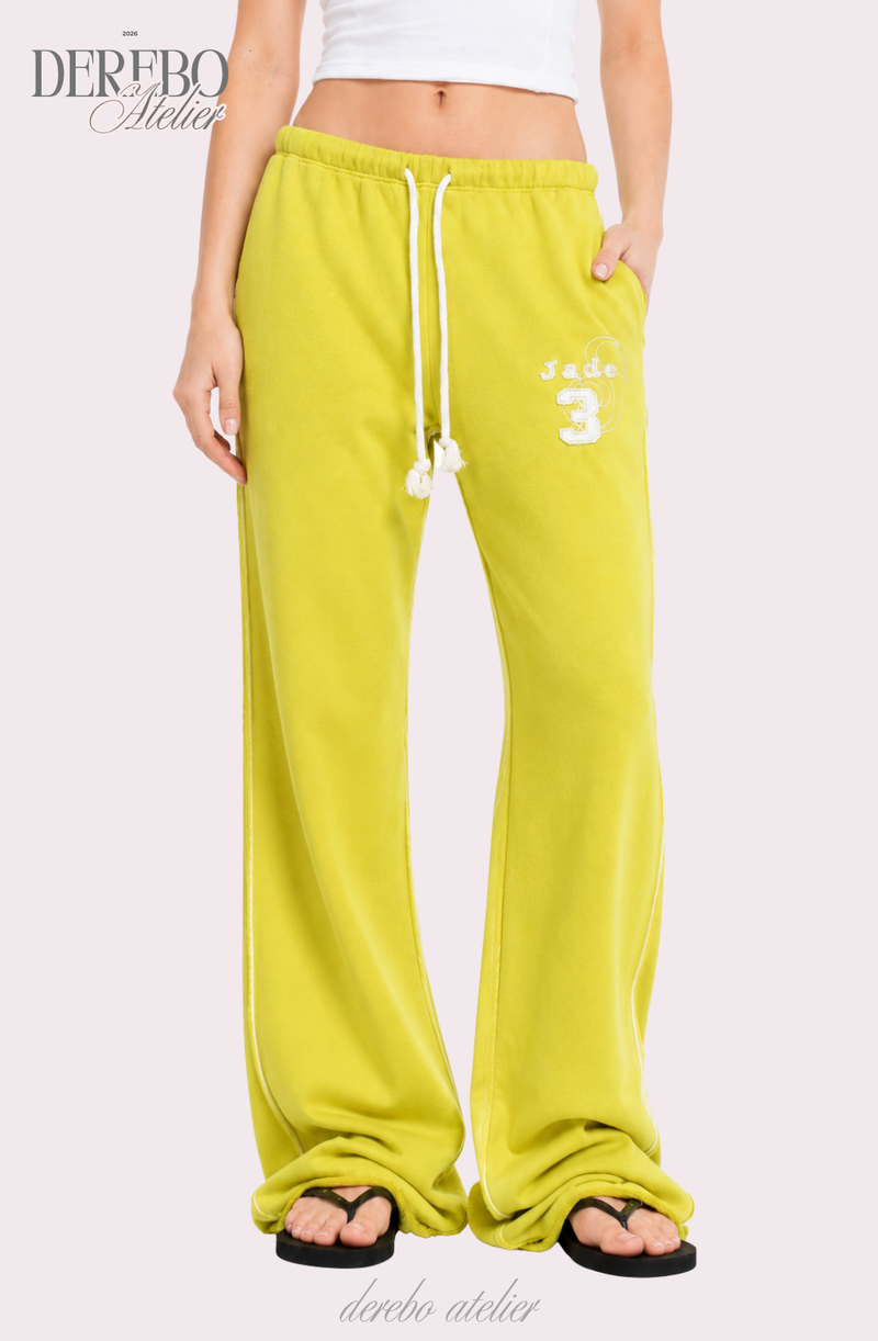 hot color long casual pants