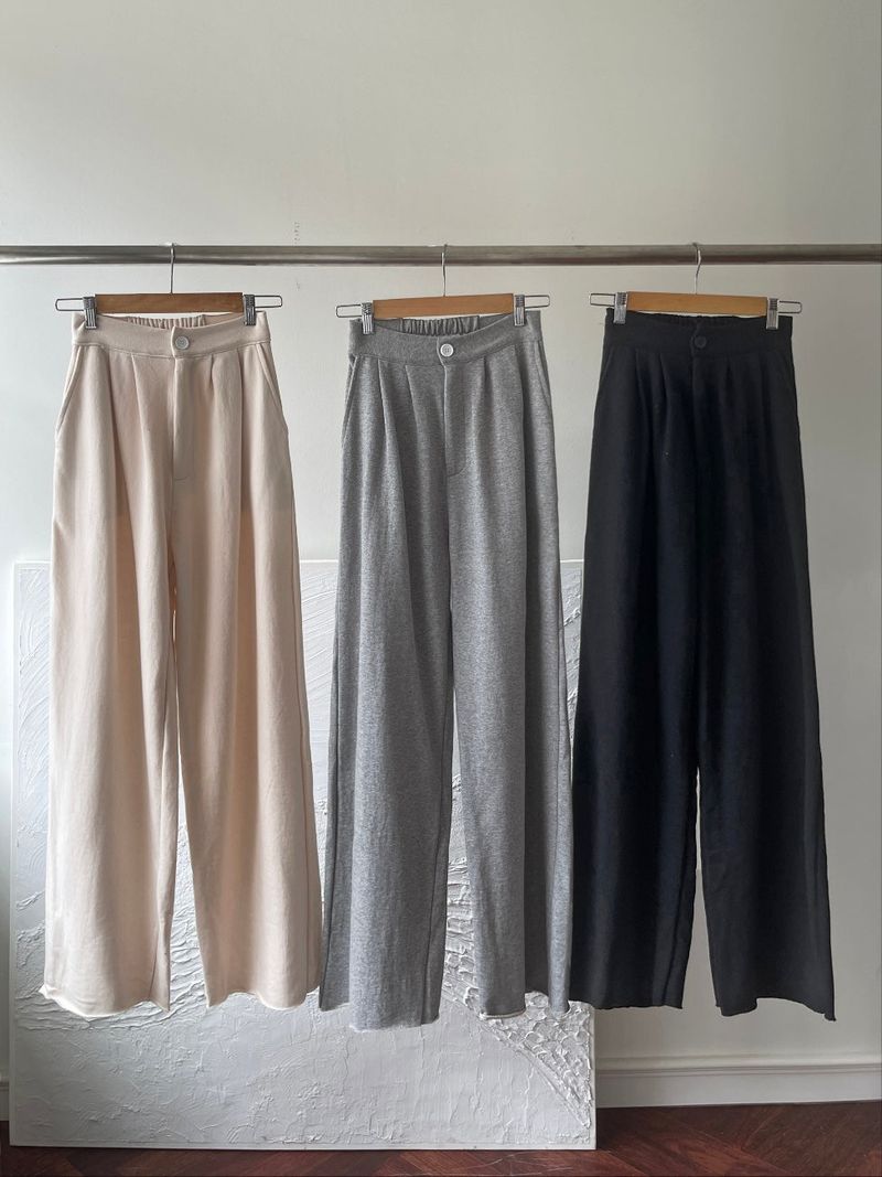 Cutting wide pants