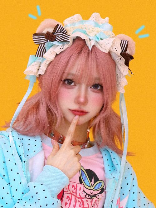 KUO(クーオ)の「ミントチョコベアへアドレス(ヘアアクセサリー)」