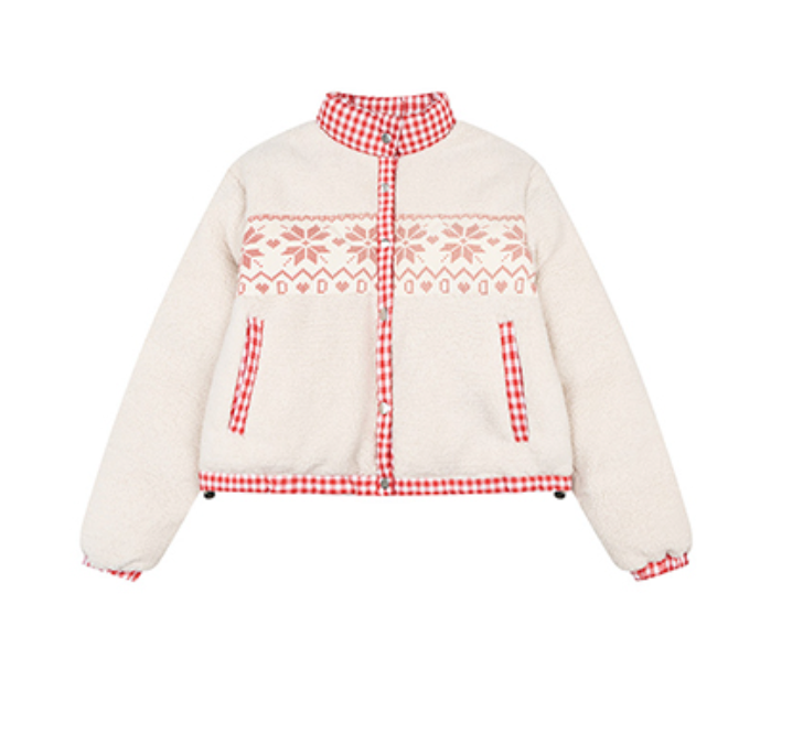 Nordic Check Fleece Jacket