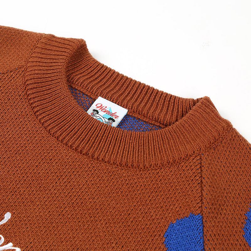 Flower pattern Jacquard Knit