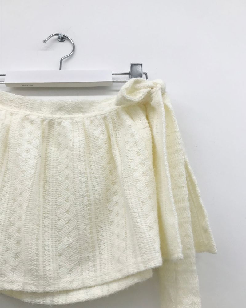 Seine Crochet Knit Wrap Skirt (2 Colors)