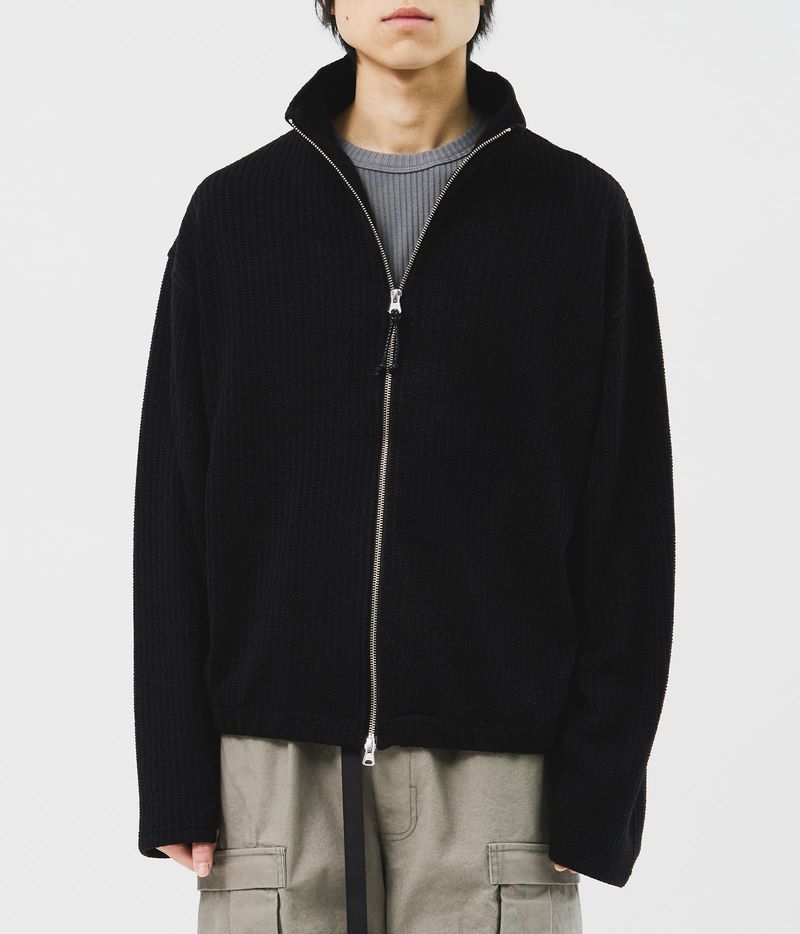 HIFIFNK(ハイファイファンク)の「Junky Knitted Zip Up (3color)(Tops)」