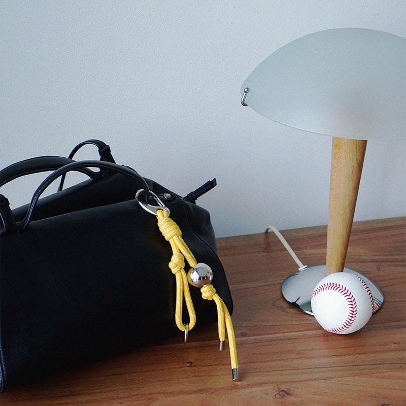 2WAY ROPE BALL BAG CHARM KEYRING 