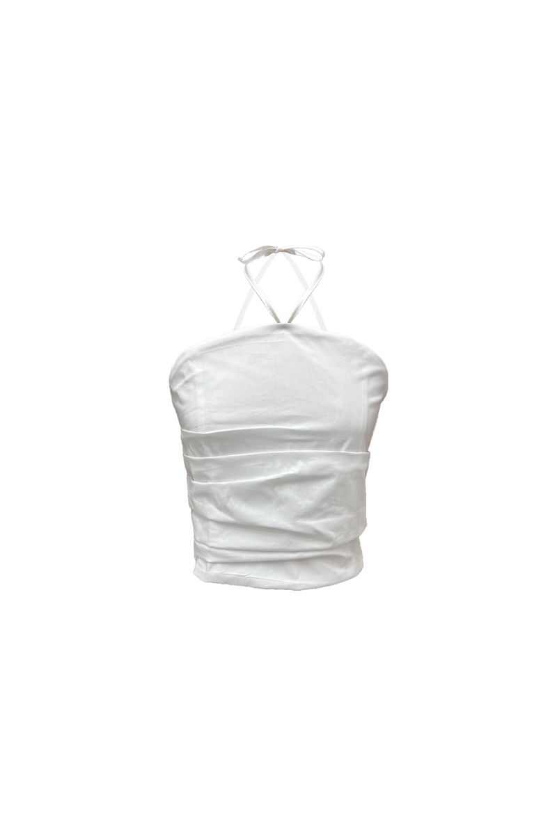 MELLIFLUOUS STRING TUBE TOP / WHITE