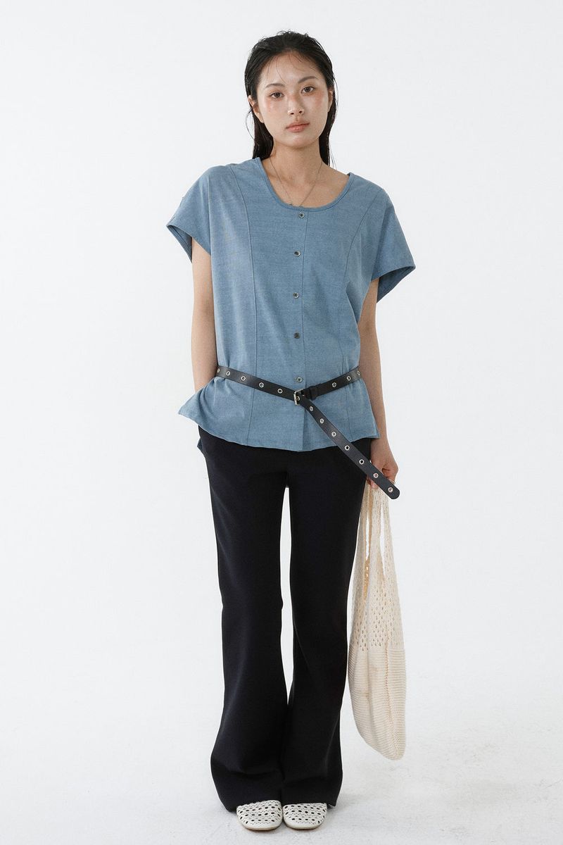 PIGMENT MAISON TOP_DUSTY BLUE