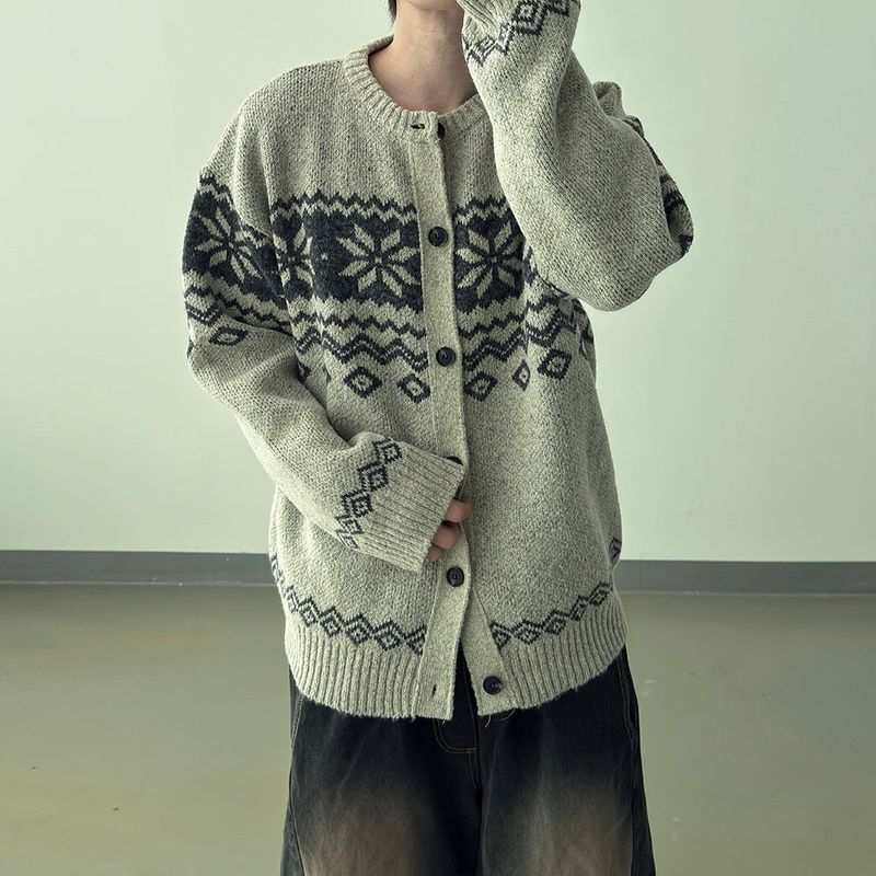 Fiora nordic knit cardigan