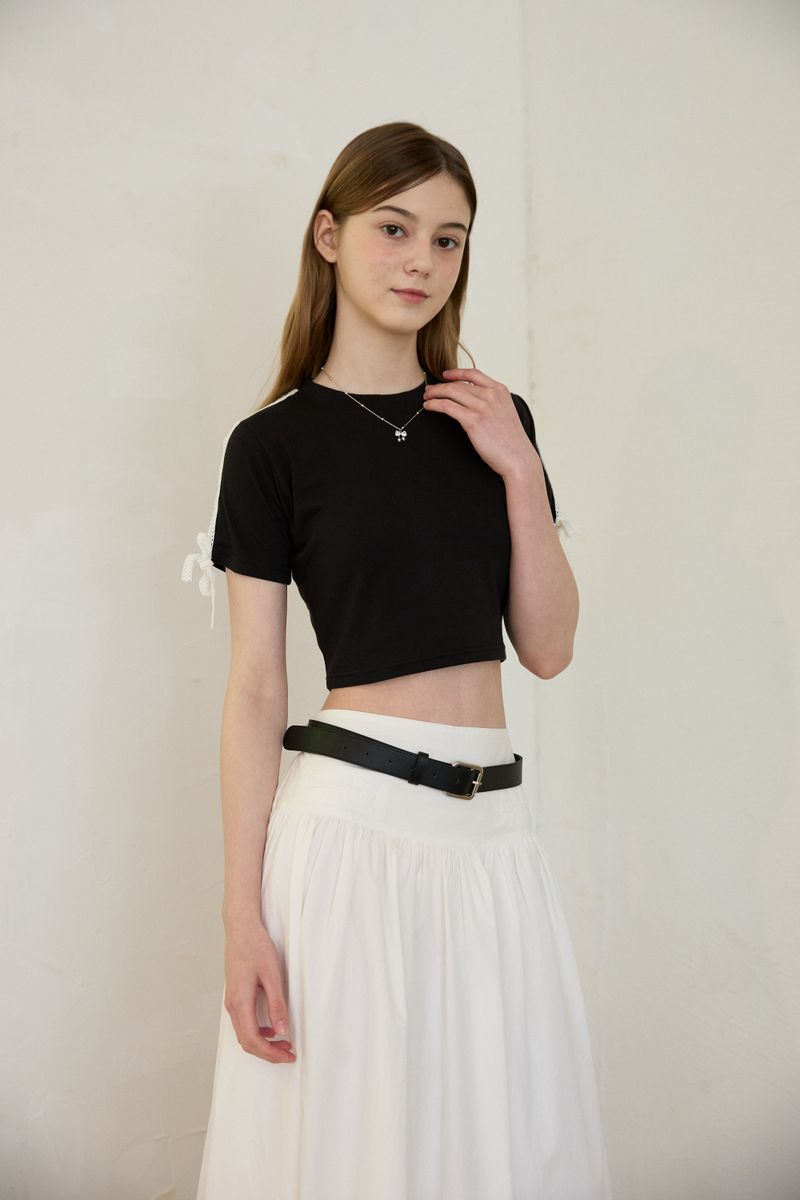 TWINKLE RIBBON CHAIN NECKLACE (2 COLORS)