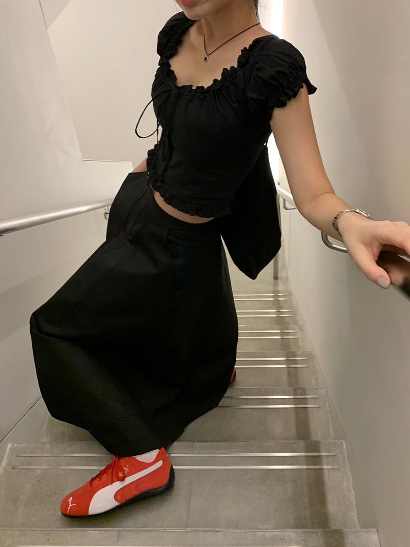 [MADE] POUTO COTTON LONG SKIRT