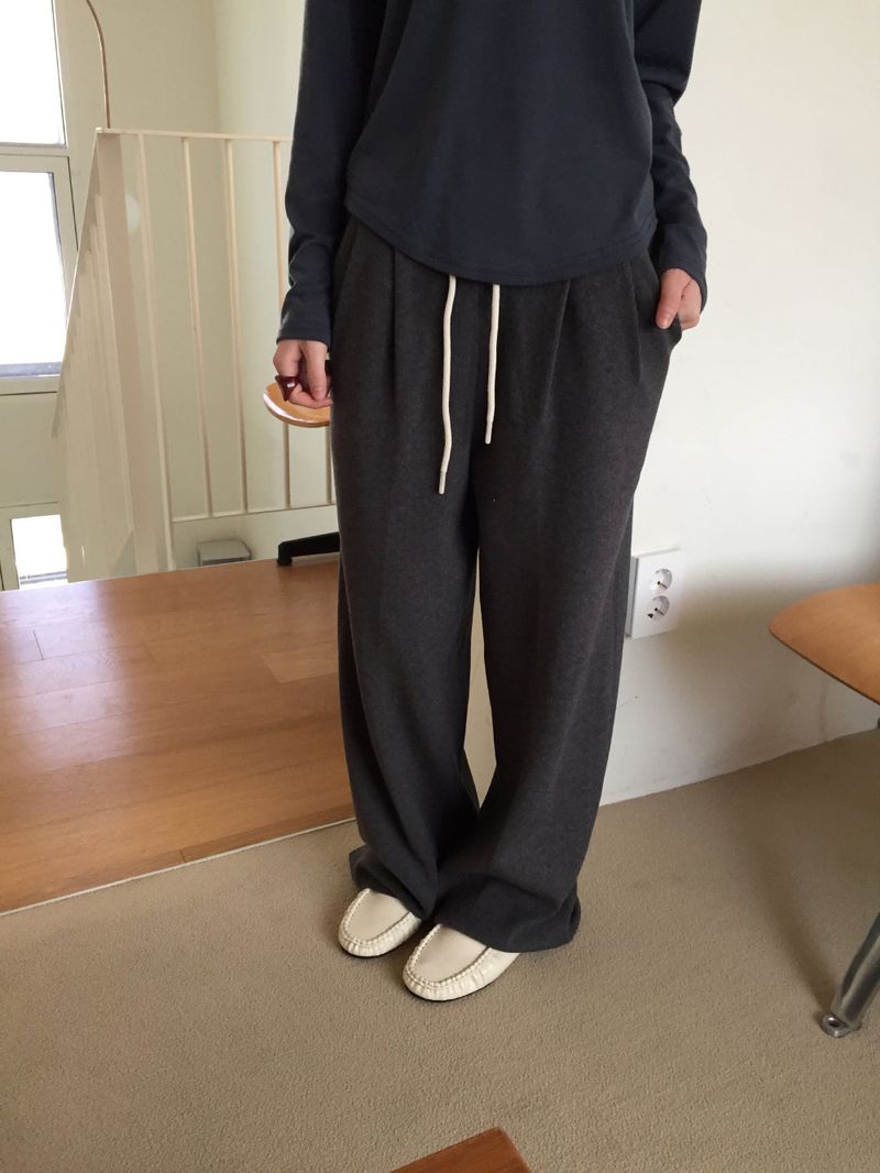 howu(ハウユ)の「ディックスバンディングストリングニットパンツ(2c)(パンツ)」