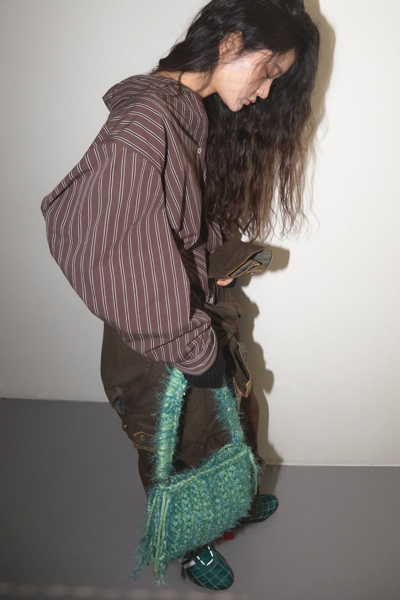 WOOLLY BAG_green