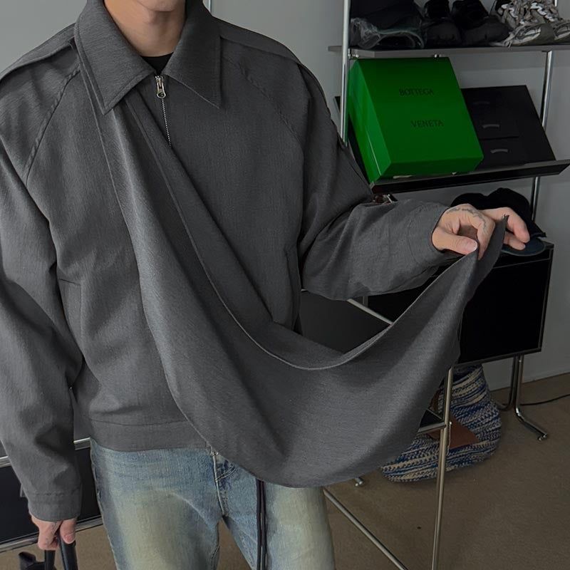ASCLO Scarf Trench Jacket (2color)