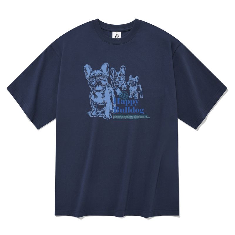HAPPY BULLDOG T-SHIRTS