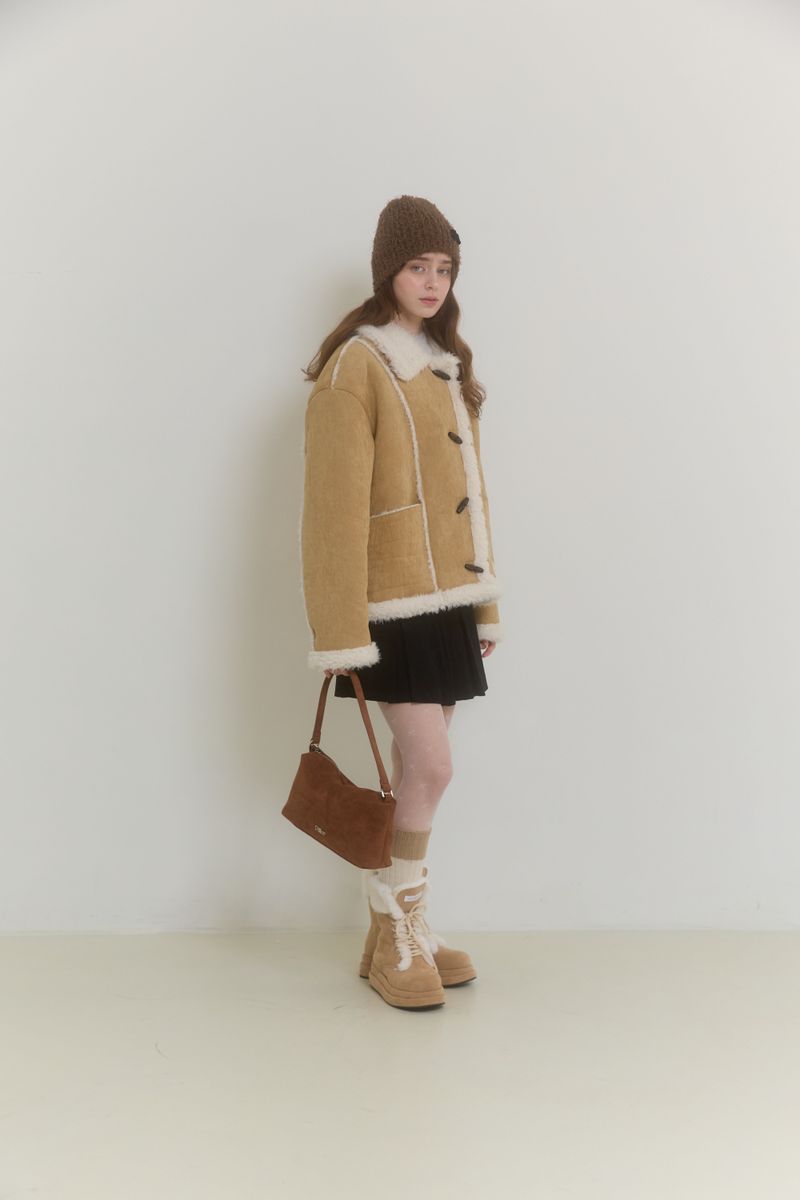 SUEDE SHOULDER BAG