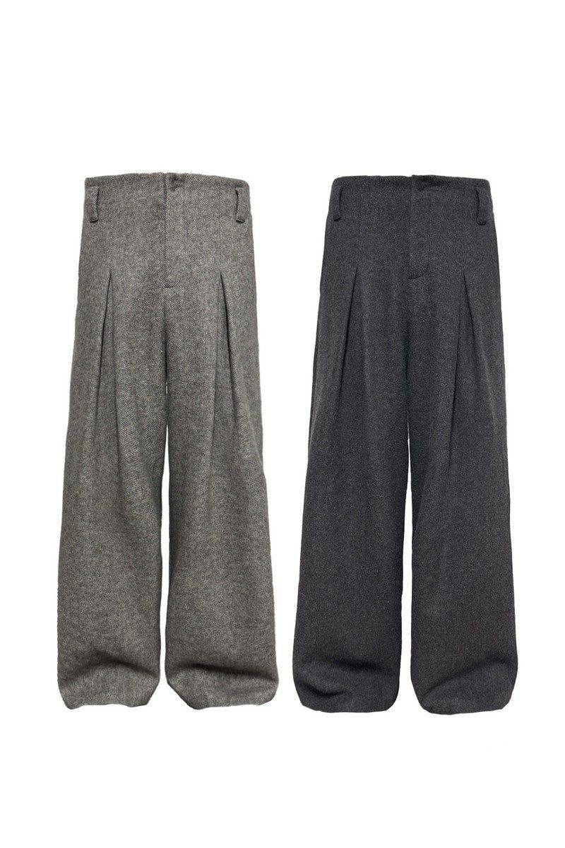 JCAESAR(ジュリウス・シーザー)の「Pleated Wool Twill Trousers(Pants)」
