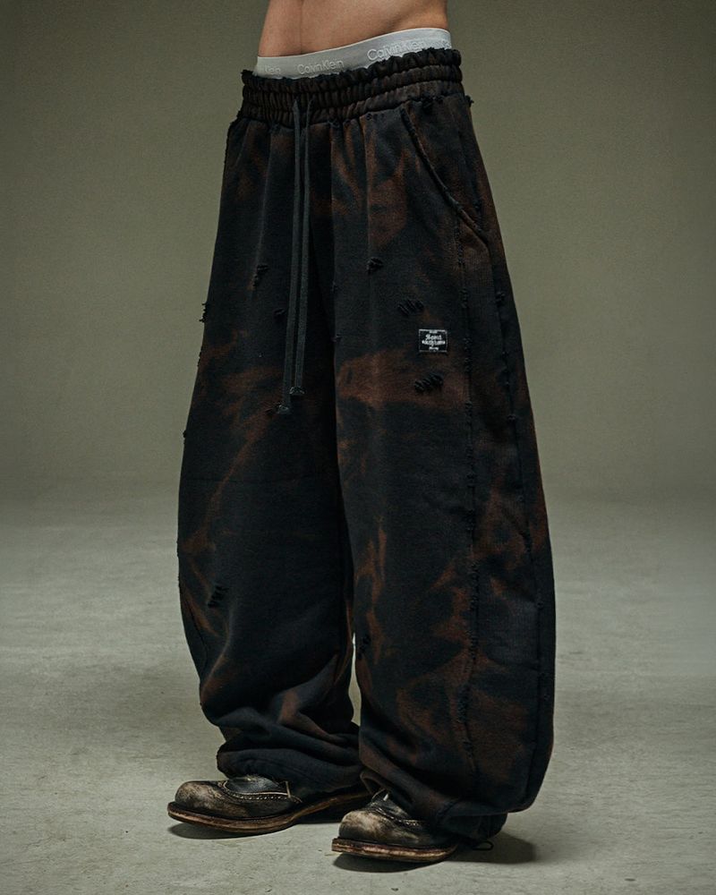 Destroyed P bleach black B