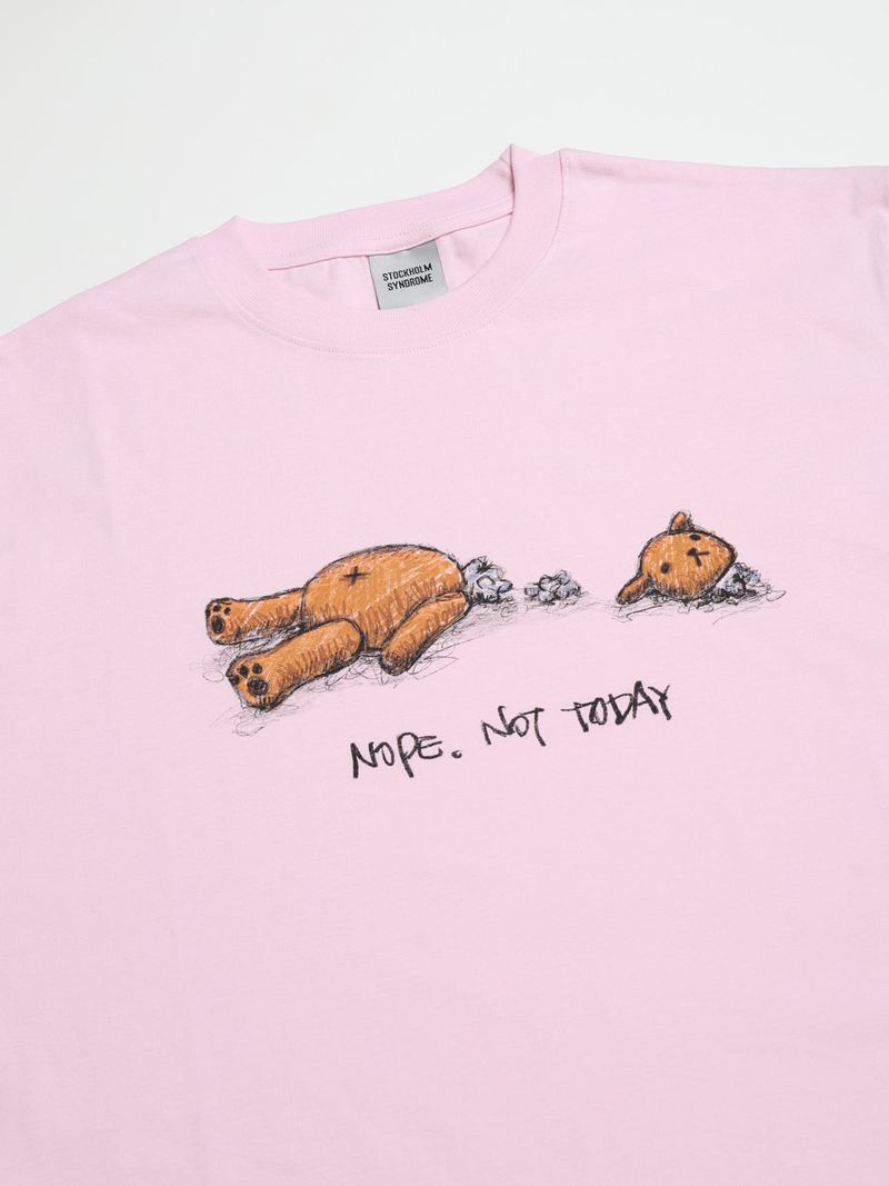 NOT TODAY Tシャツ - ピンク