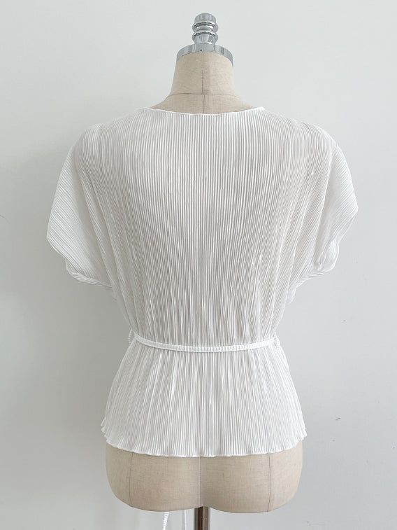 Weave Pleats Cardigan